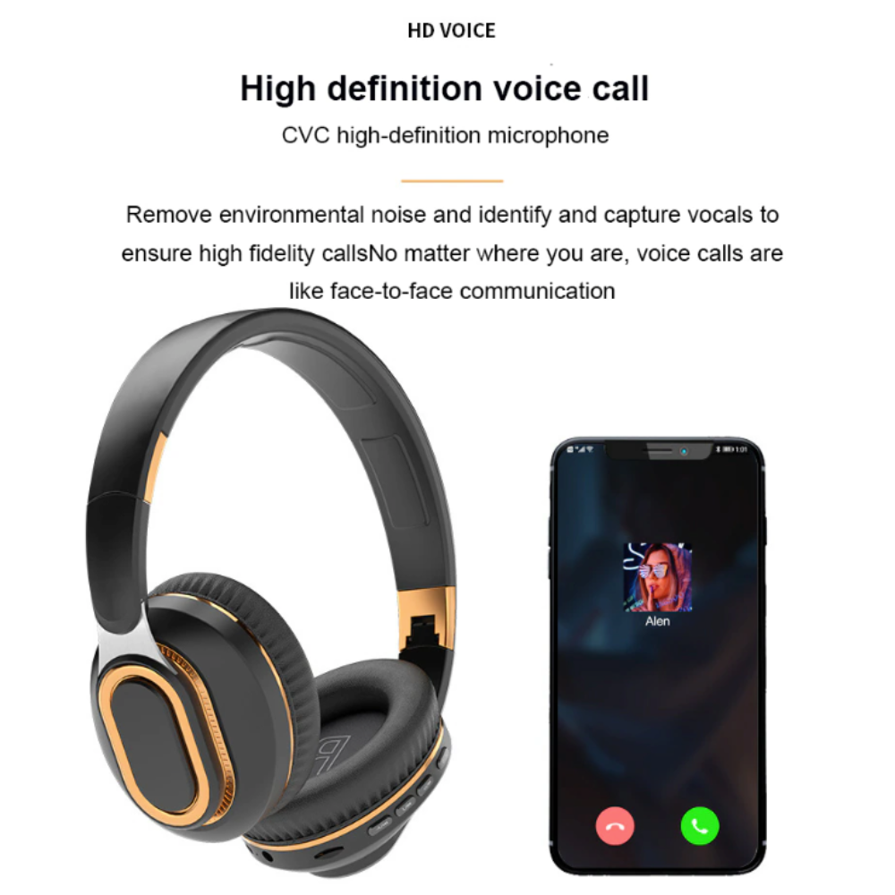 Foldable Bluetooth Headset with Dragon Design