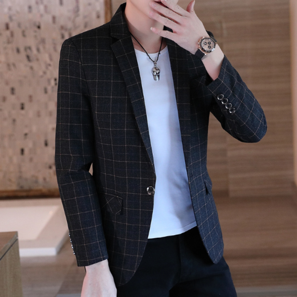 Checkered Blazer for Men: A Distinctive Update for Your Wardrobe