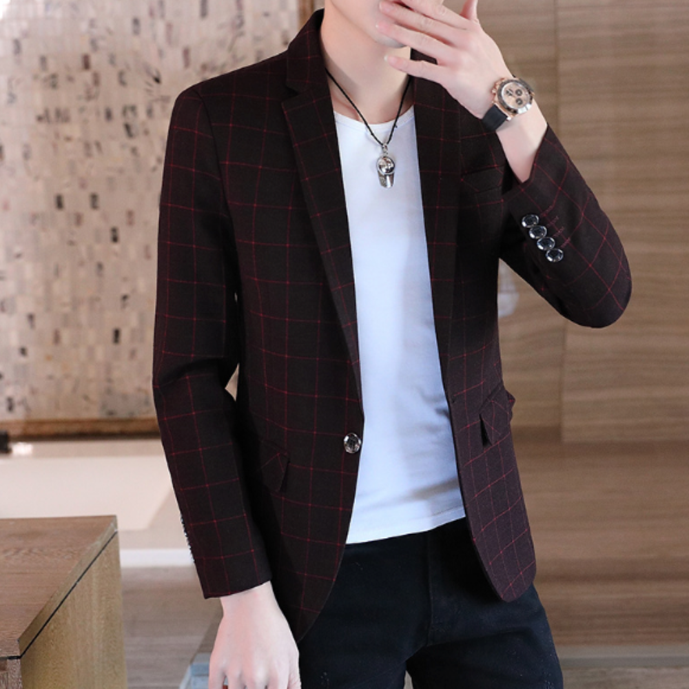 Checkered Blazer for Men: A Distinctive Update for Your Wardrobe