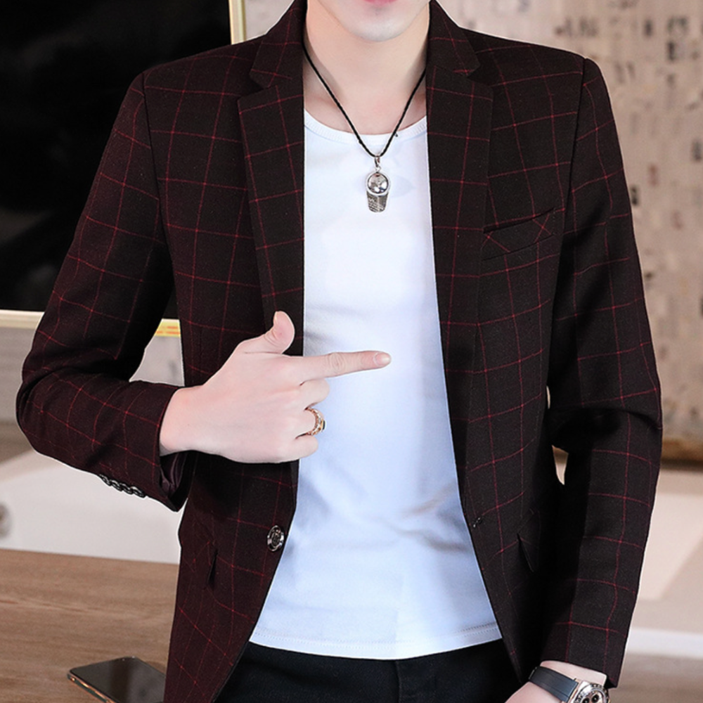 Checkered Blazer for Men: A Distinctive Update for Your Wardrobe