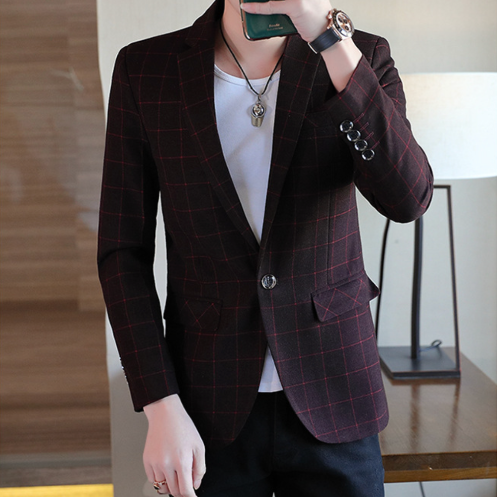 Checkered Blazer for Men: A Distinctive Update for Your Wardrobe