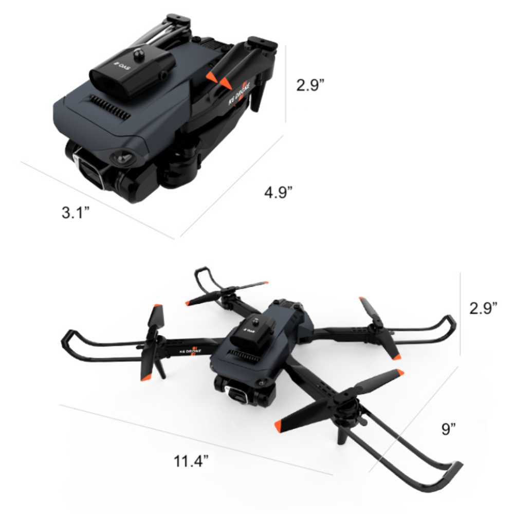 Smart Drone Ninja K Blade with Anti-Collision and Optical Flow Sensors in 4 Directions