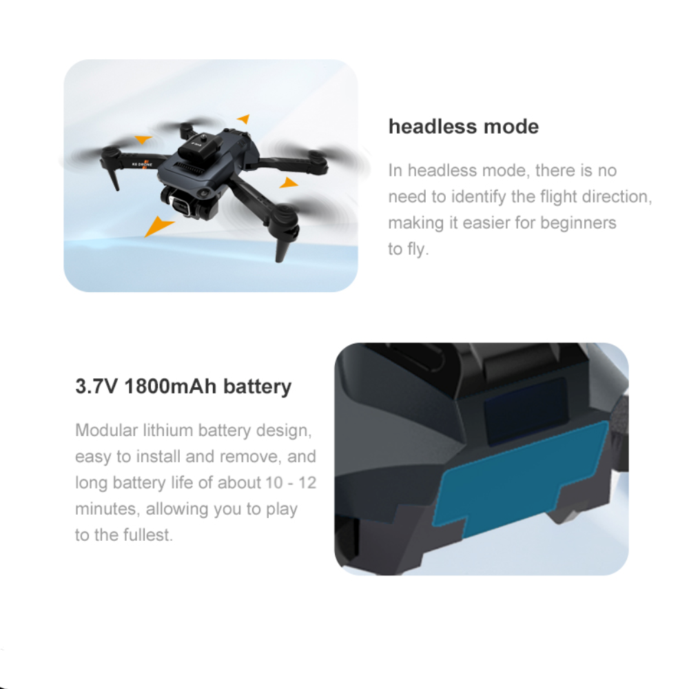 Smart Drone Ninja K Blade with Anti-Collision and Optical Flow Sensors in 4 Directions