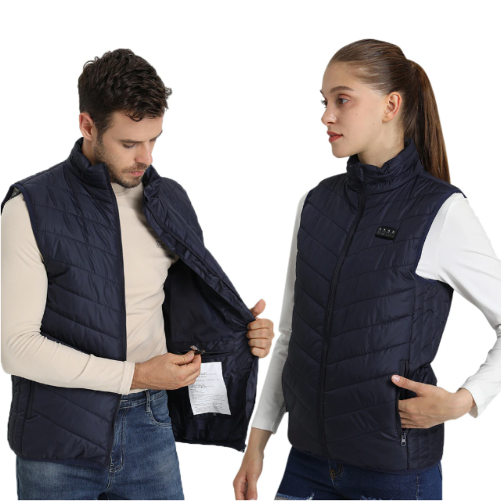 Lightweight 17-Panel Smart Heating Vest with Expanded Heating Area