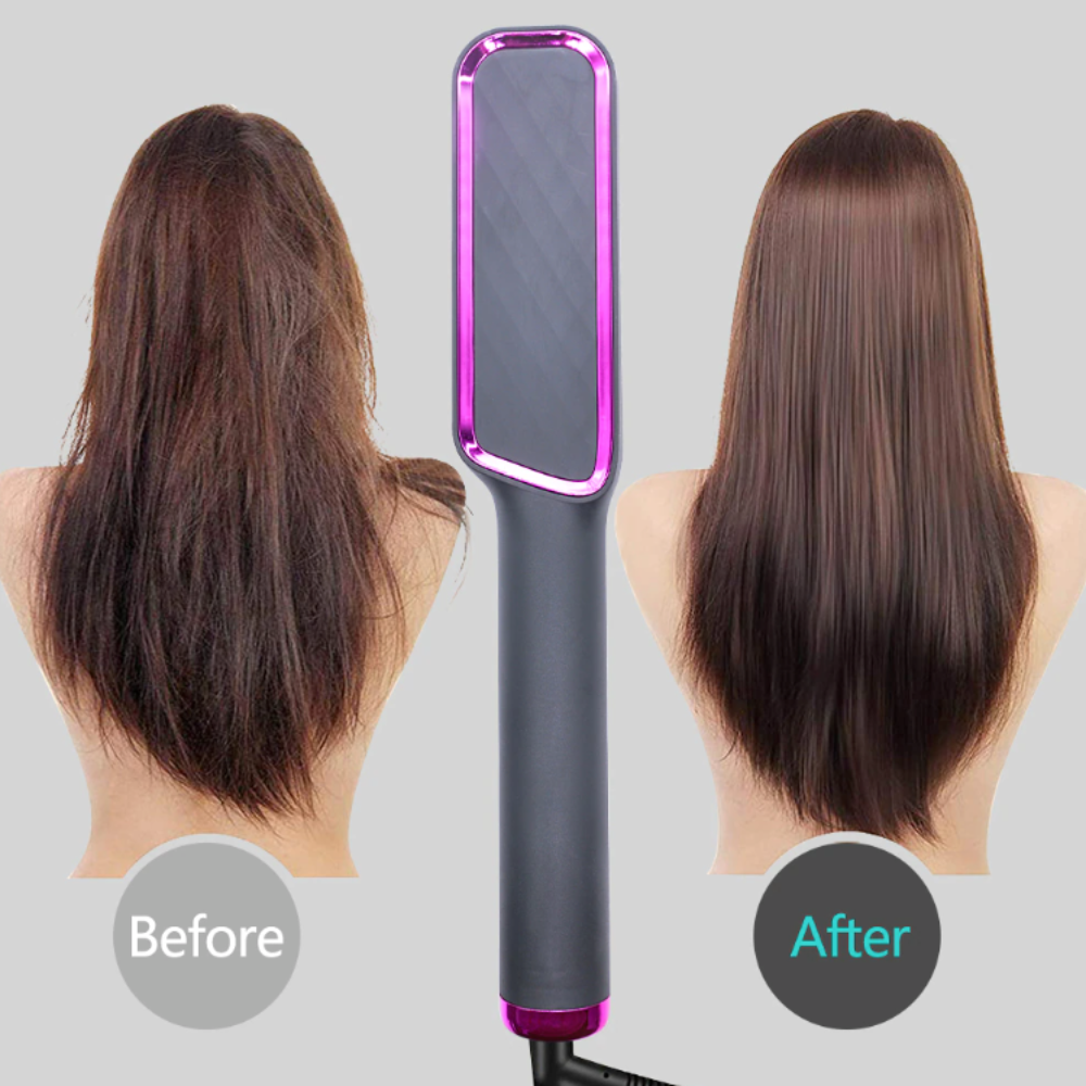 Electric Hair Brush Straightener by Coseey