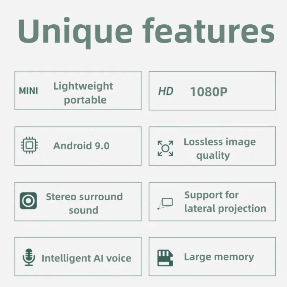 Portable Mini Projector for a Home Cinema Experience