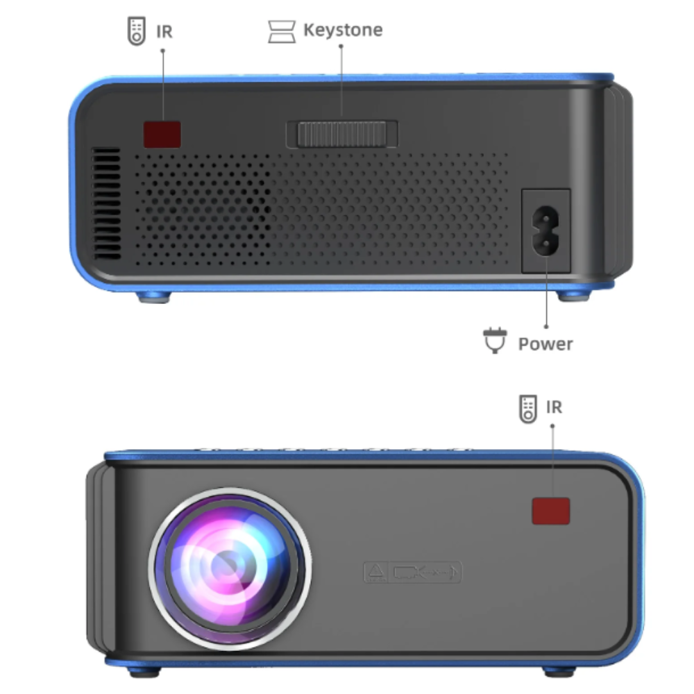 Compact Home Cinema Projector with Full HD 1080P Resolution