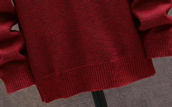 Men's Zip-Up Hooded Sweater Coat