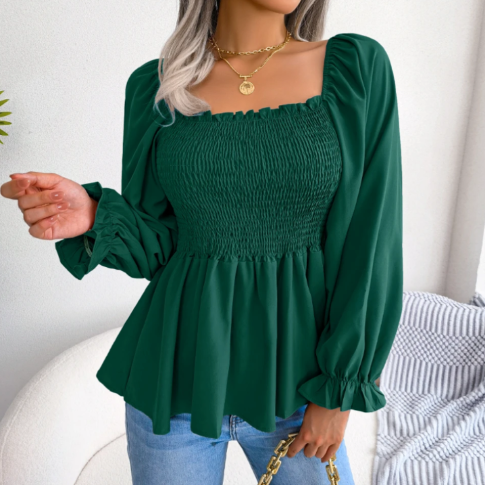 Loose-Fitting Chiffon Blouse for Women