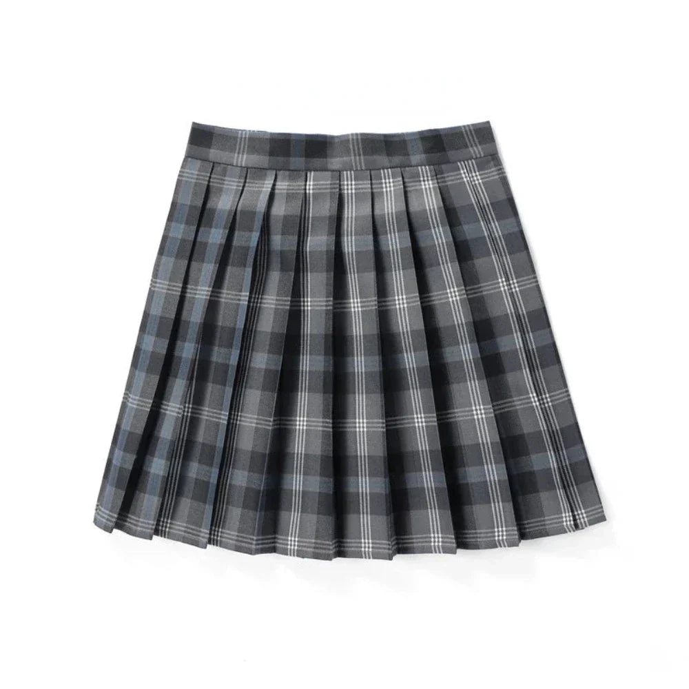 Japanese Inspired Checkered Mini Skirt