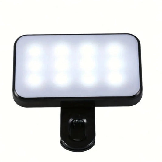Enhanced LED Selfie Light Clip with High Brightness