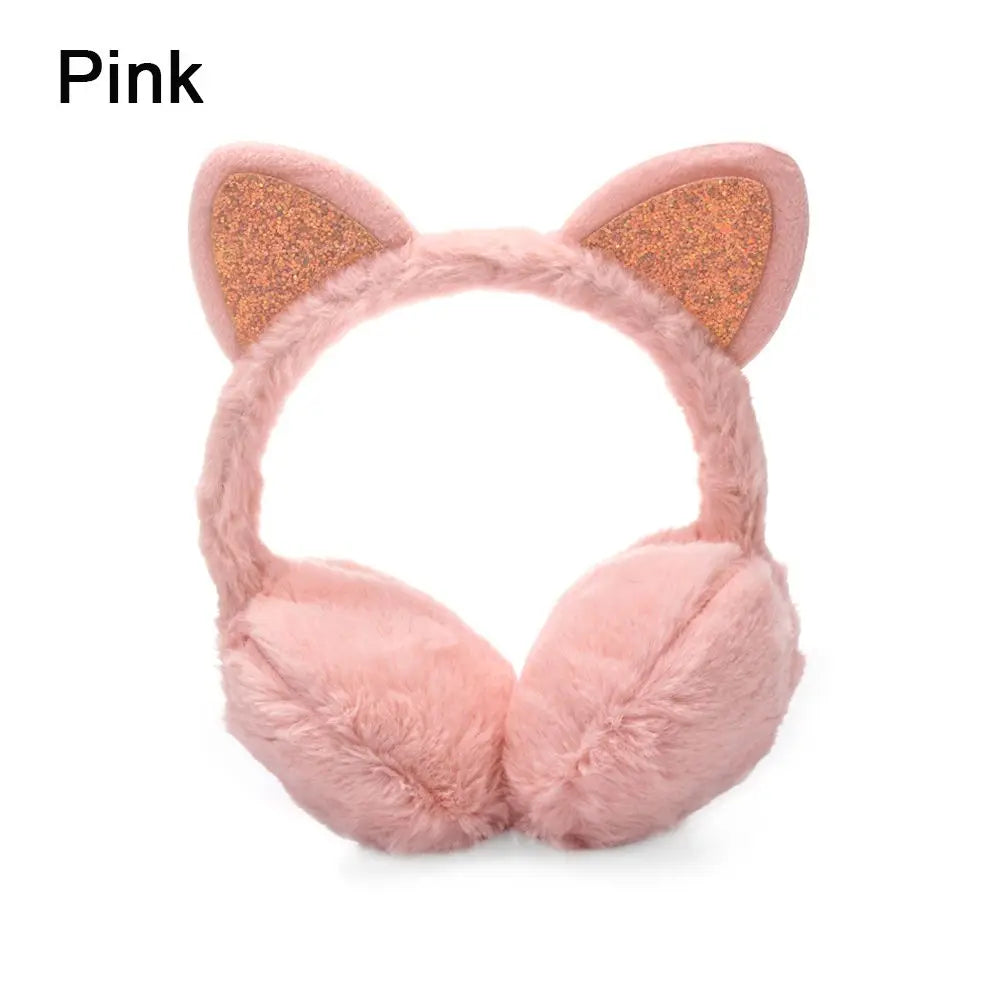 Cat-Themed Cozy Winter Earmuffs
