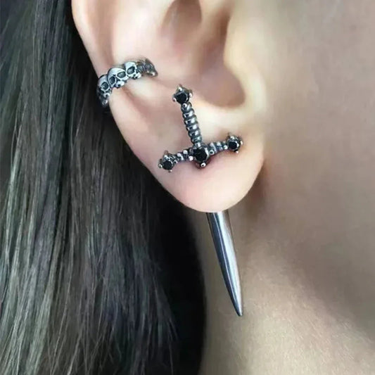 Fashion Earrings Inspired by Viking Swords