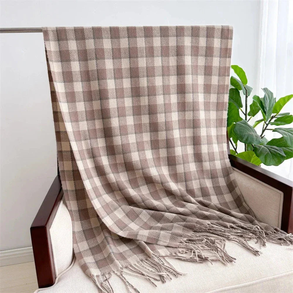 Cozy and Plaid Scarf