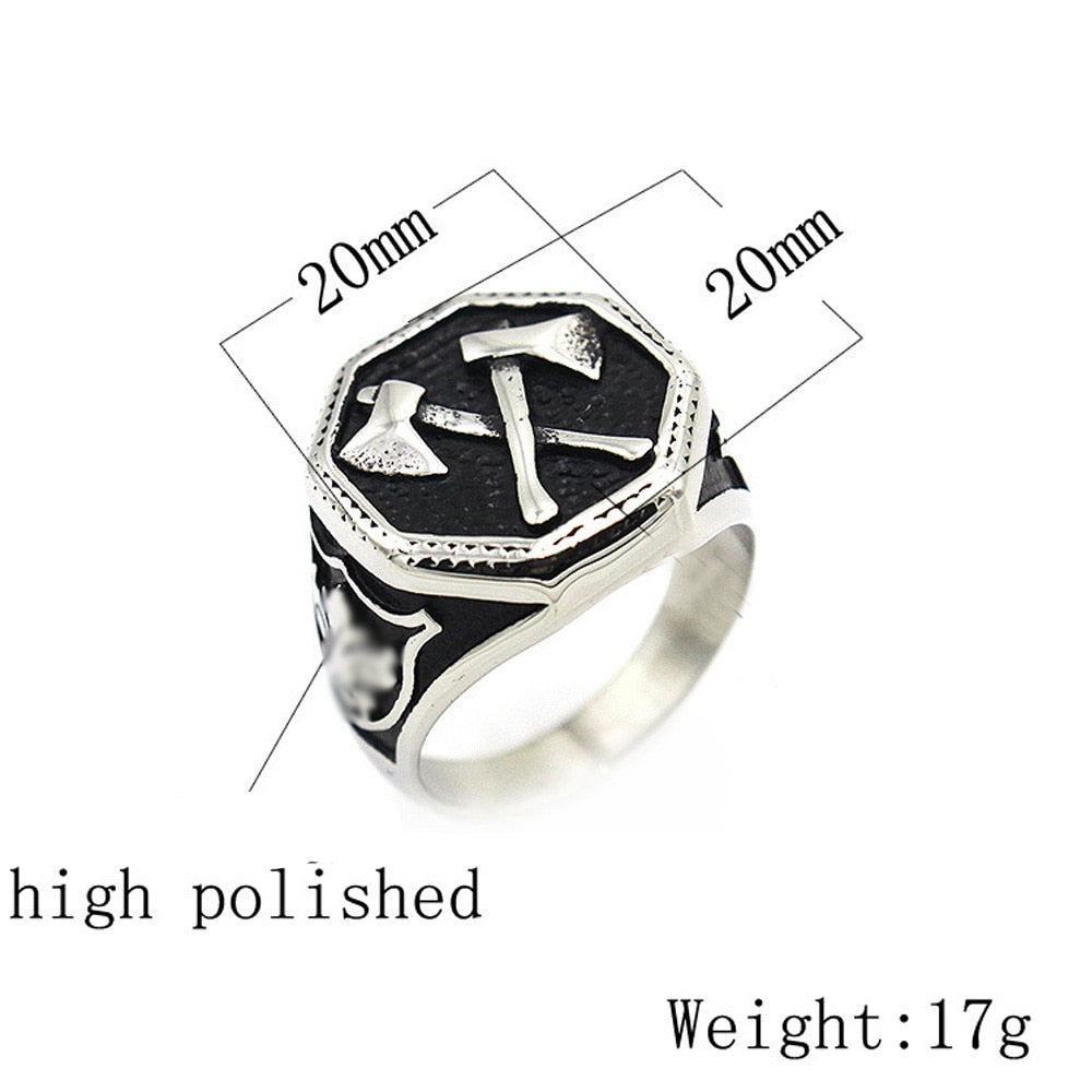 Dual-Bladed Viking Ring