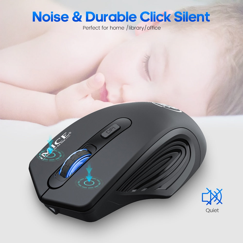 Wireless Silent Bluetooth Mouse - Dragon Edition