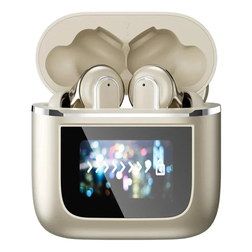 Noise-Canceling Bluetooth Earbuds with Touch Screen Technology