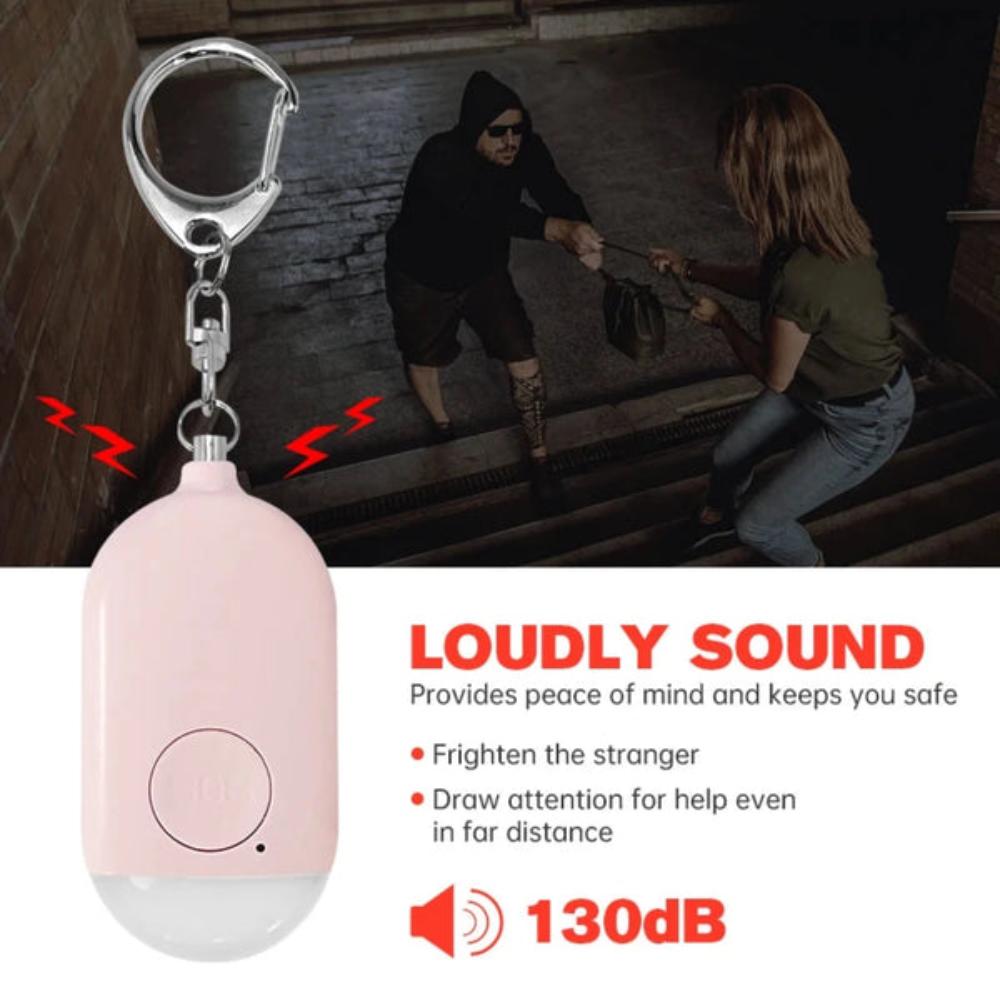 Safety Alarm with LED - Powerful 130dB Siren