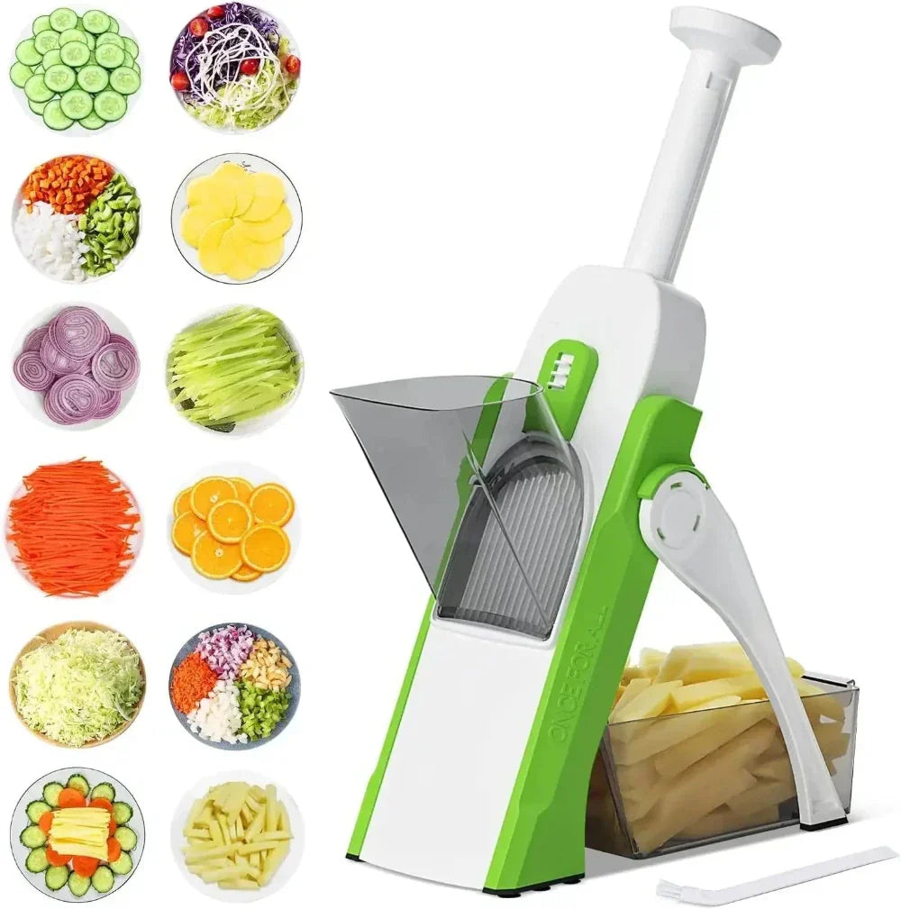 Manual Vegetable and Potato Cutter with Multiple Functions
