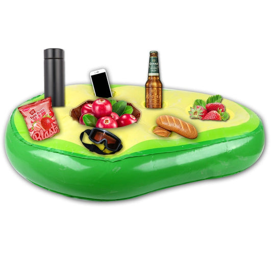 Food-Inspired Floating Tables for Swimming Pools