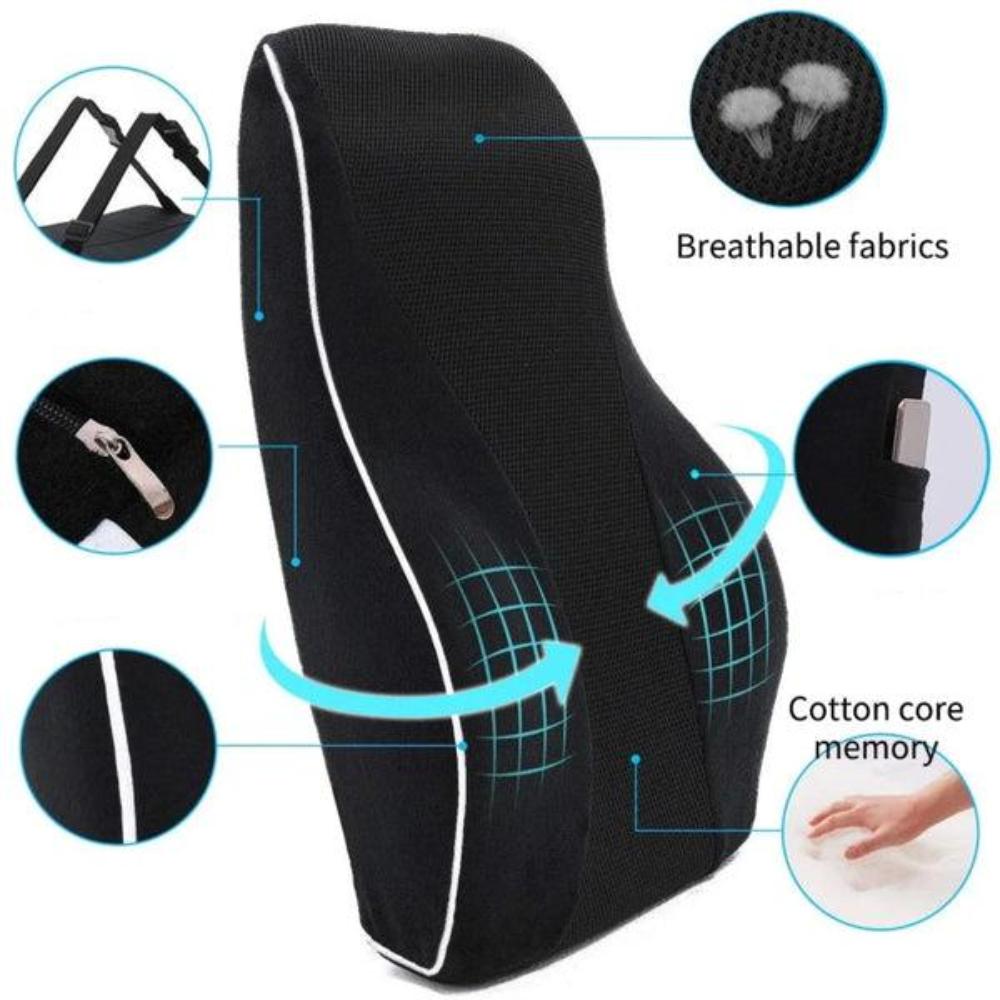 Lumbar Support Cushion with Memory Foam