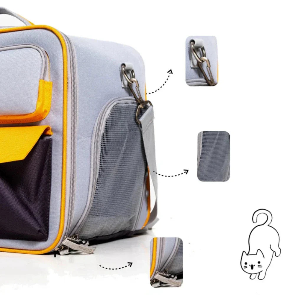 Breathable Clear Pet Travel Backpack