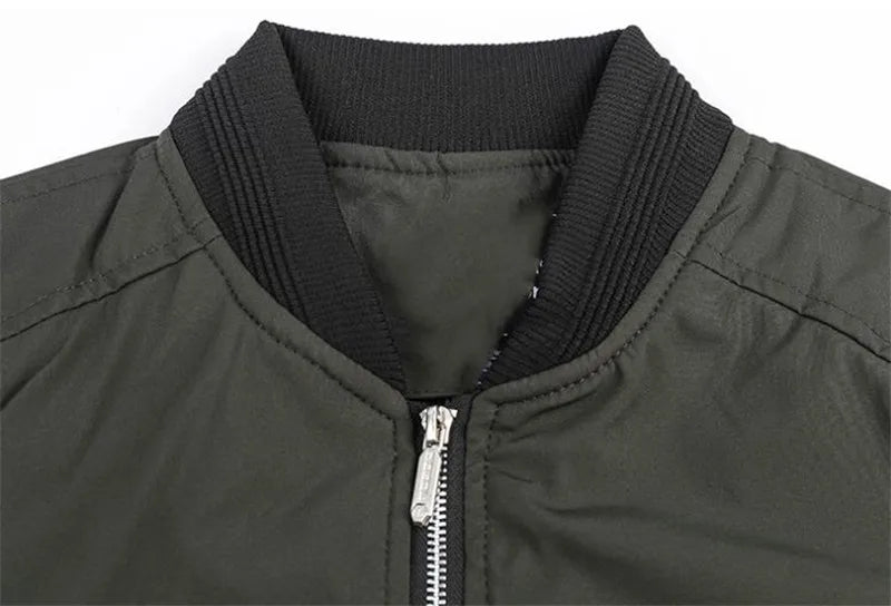 Men's Windproof Zippered Jacket