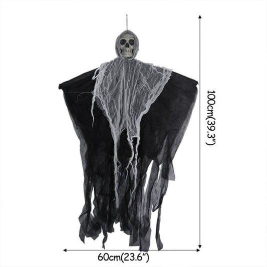 Skull Ghost Halloween Decorative Hanging Prop