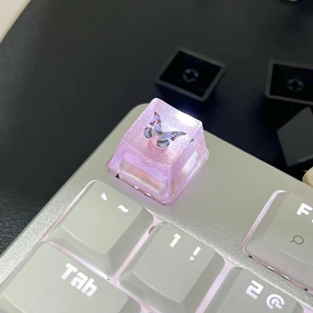 Keycap with Butterfly Design