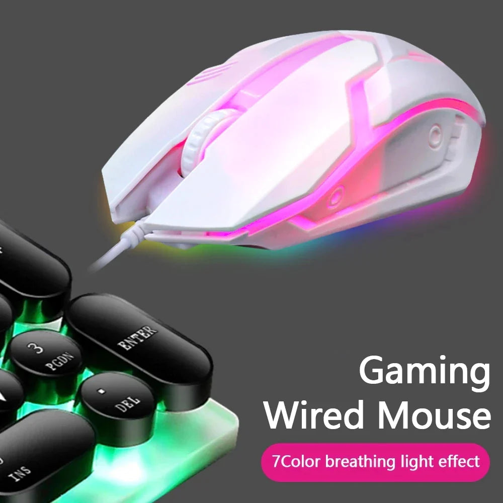 Vibrant Illuminated Wired Gaming Mouse