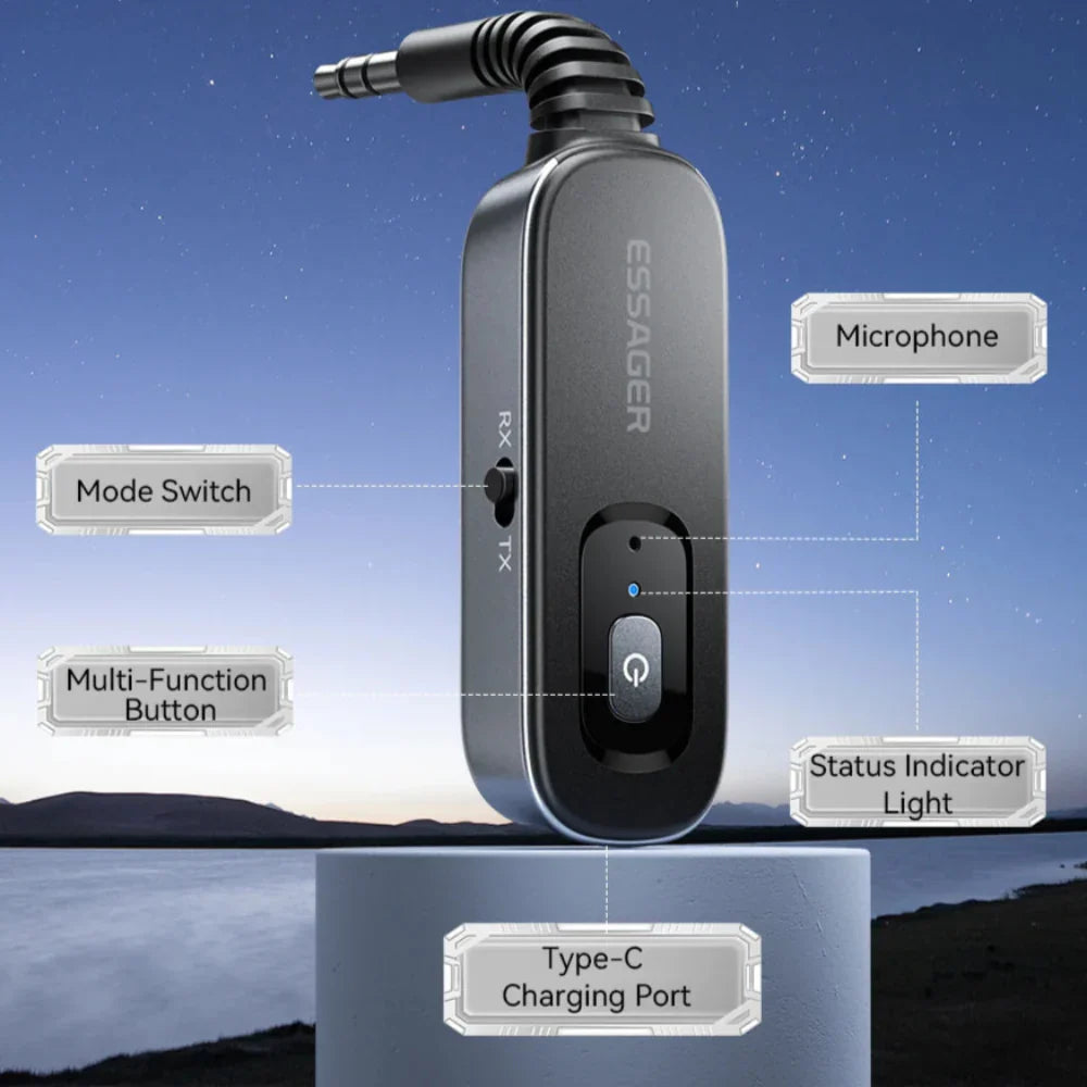 Enhanced Bluetooth 5.1 Audio Adapter