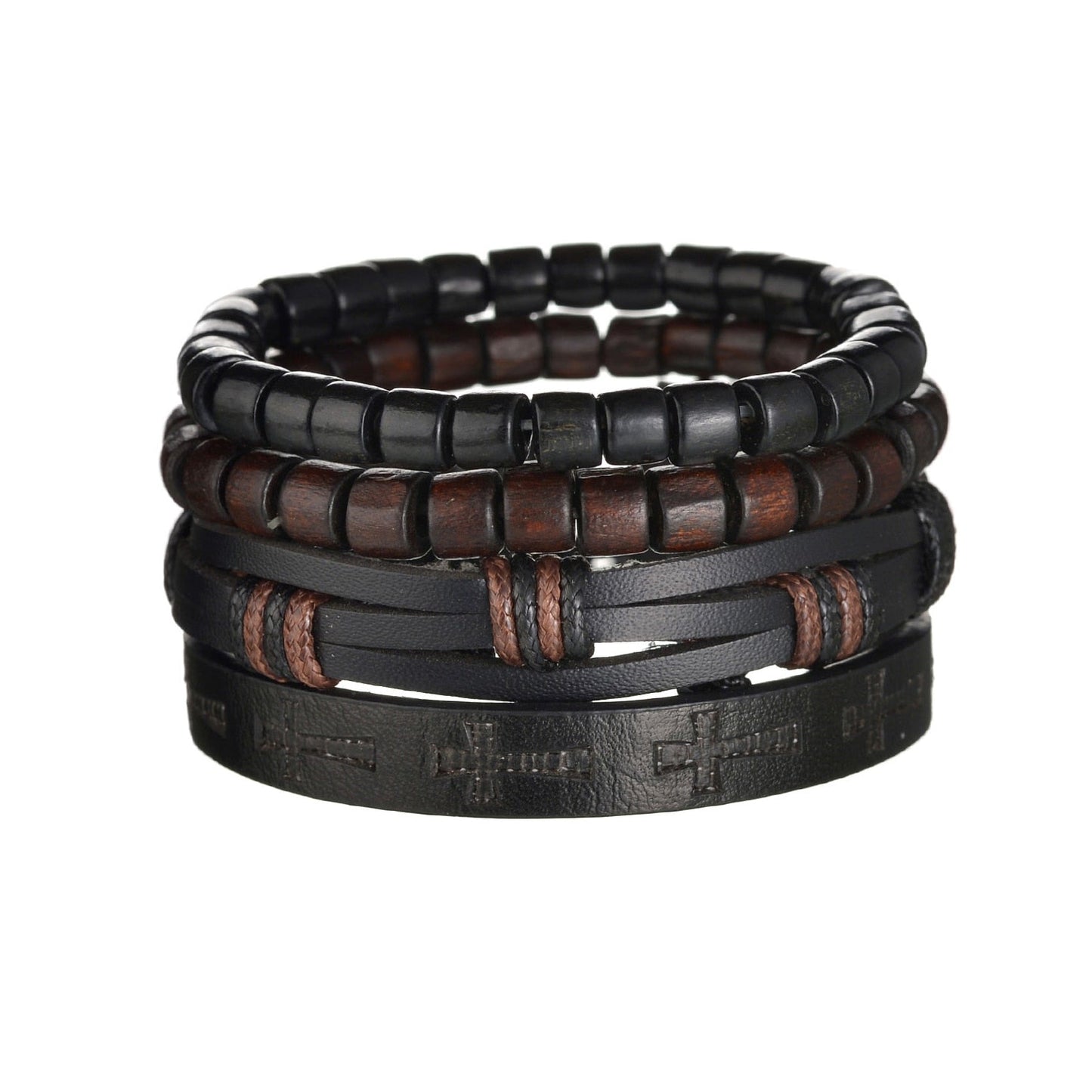 Gothic Layered Bracelet for Men