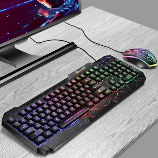 RGB Gaming Keyboard and Mouse Set - Dragon X Edition