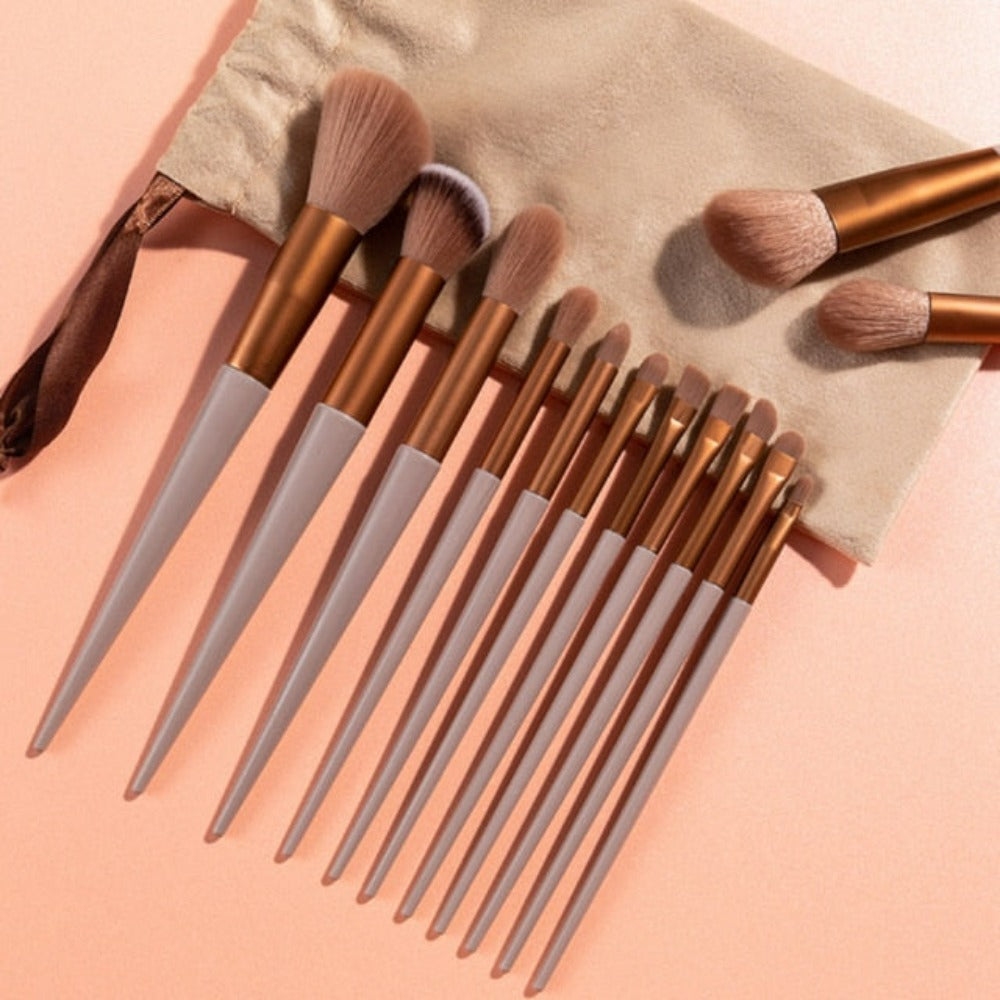 13-Piece Cosmetic Brush Collection
