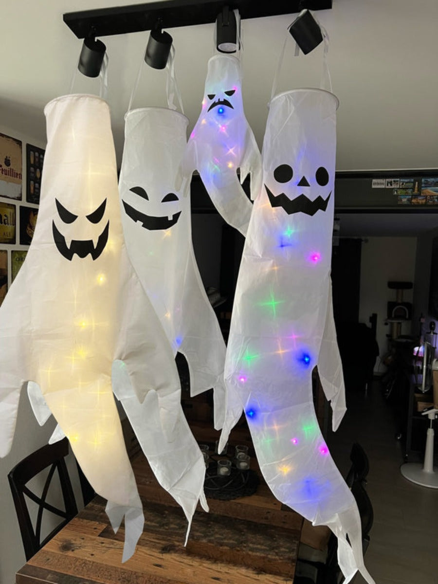 Outdoor Hanging Ghost Decor for Halloween