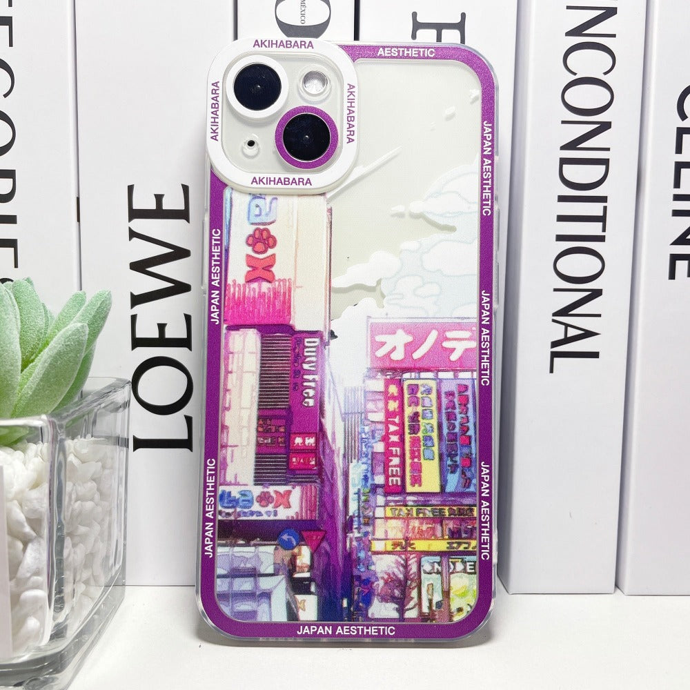 Japanese Cartoon-inspired iPhone Case with a Distinctive Theme