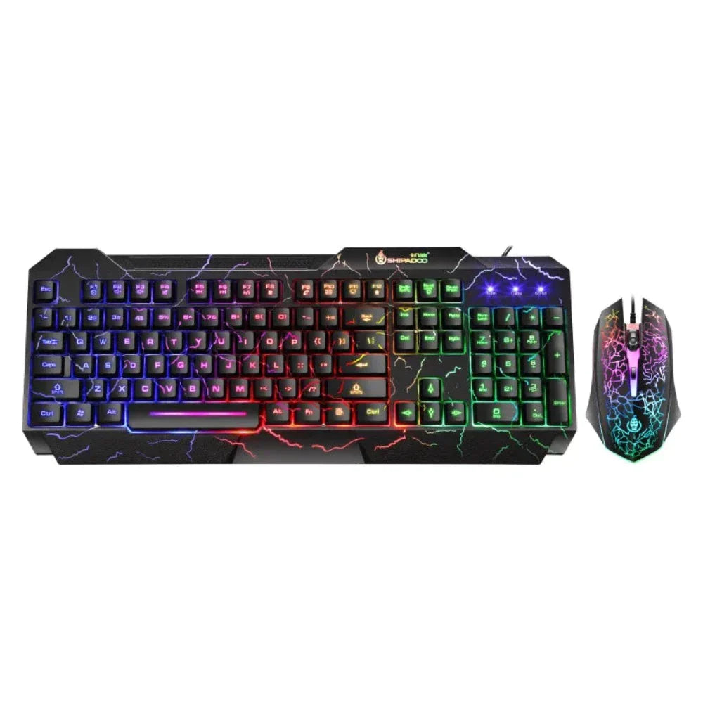 RGB Gaming Keyboard and Mouse Set - Dragon X Edition