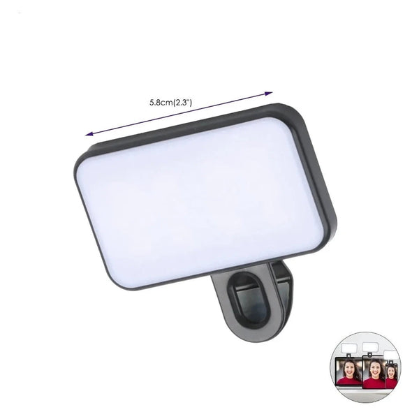 Enhanced LED Selfie Light Clip with High Brightness