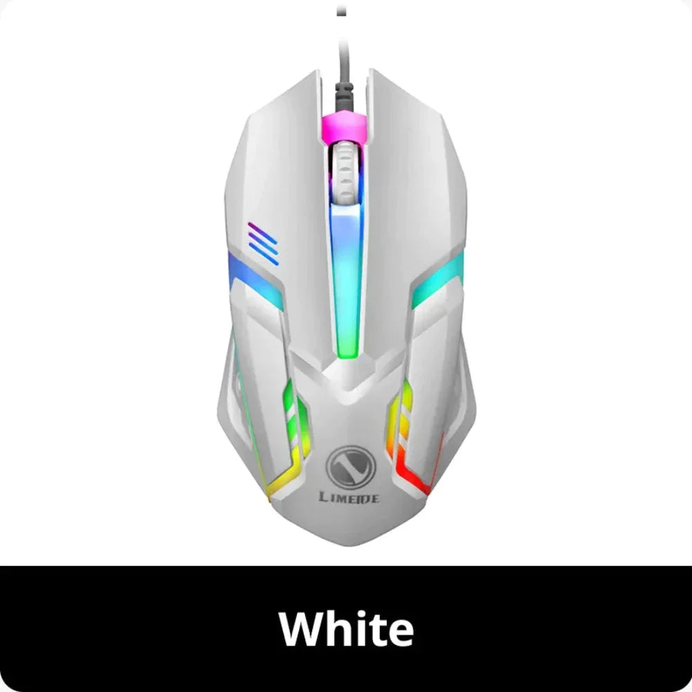 Vibrant Illuminated Wired Gaming Mouse