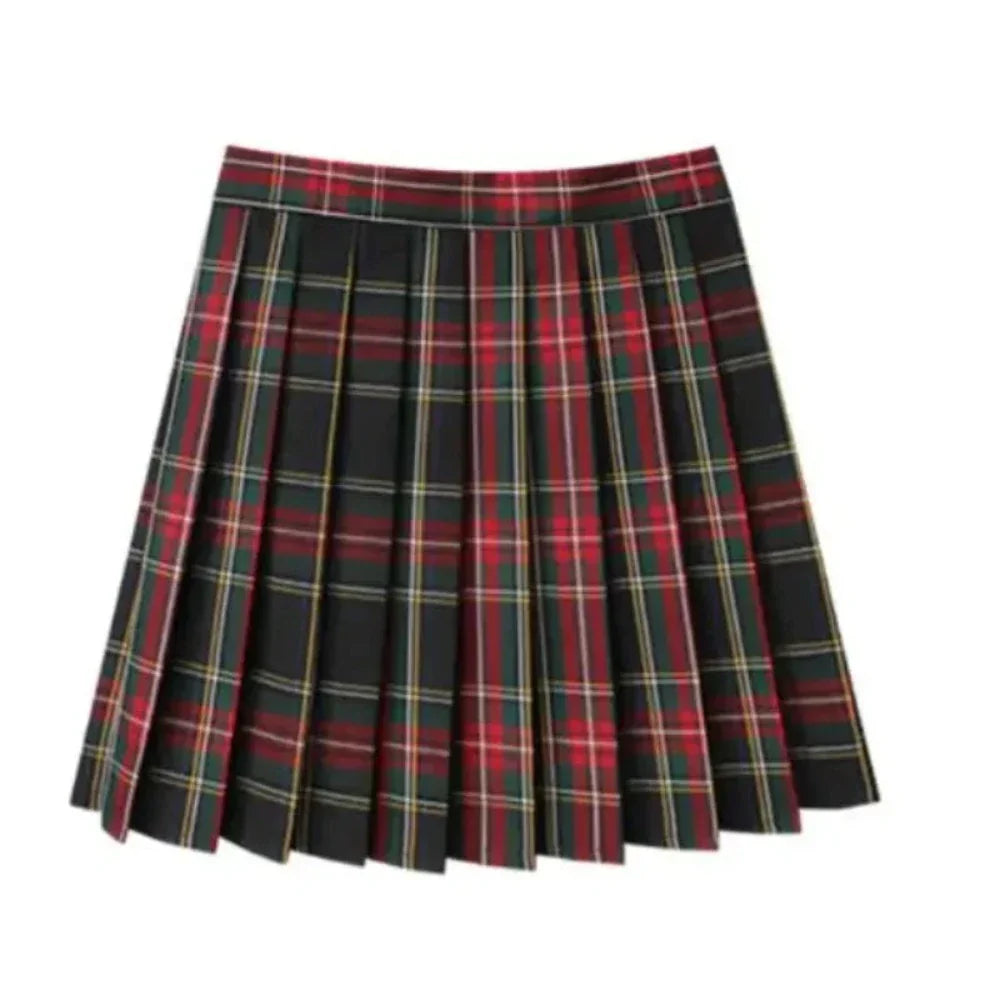 Japanese Inspired Checkered Mini Skirt