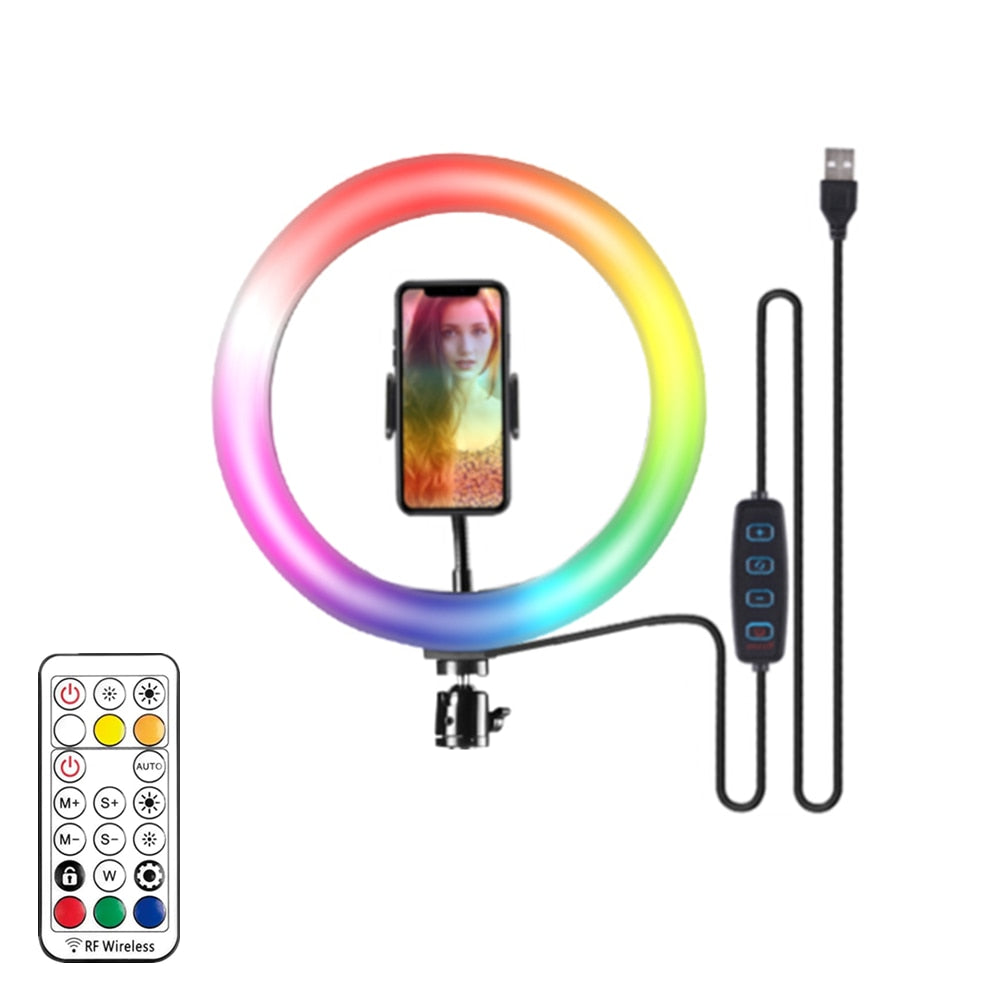 Desktop RGB Selfie Ring Light