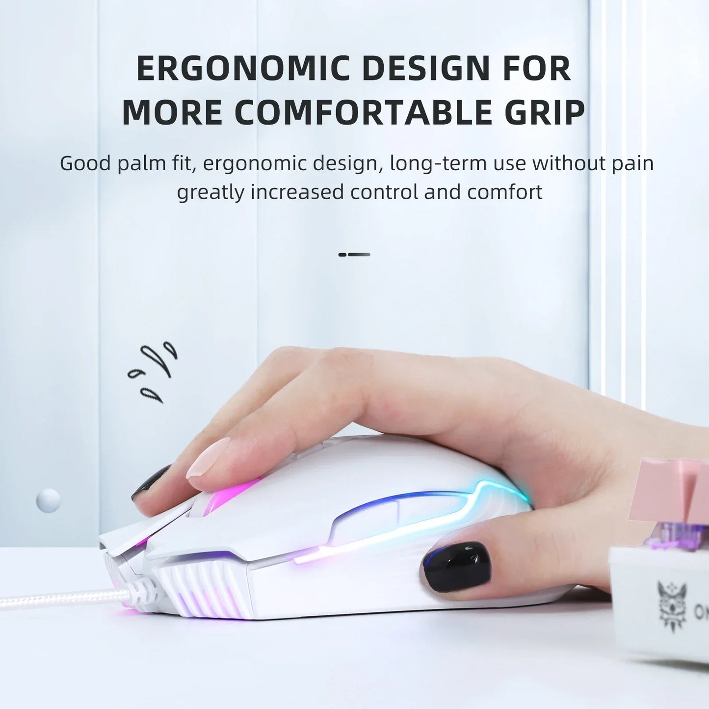 Gaming Headset with RGB Lighting and Built-in Microphone