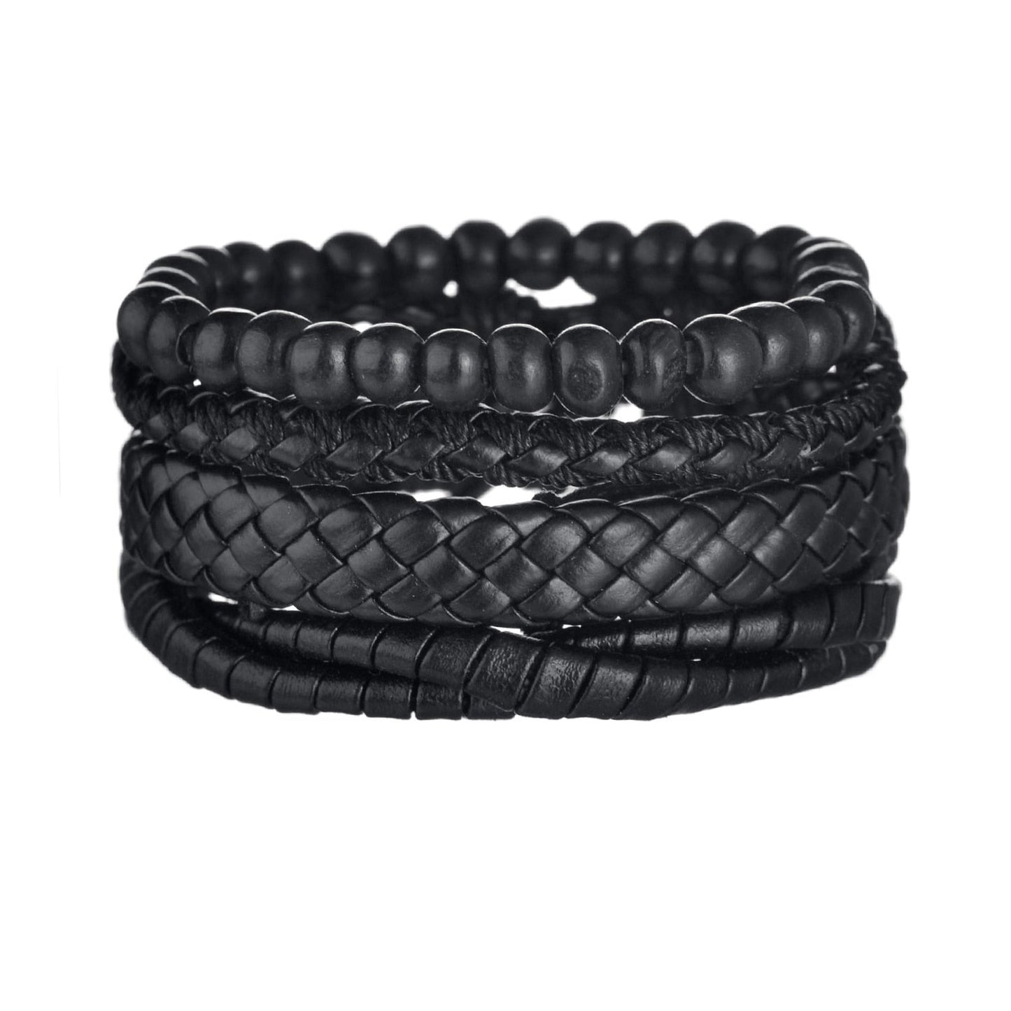 Contemporary Men's Layered Wristband