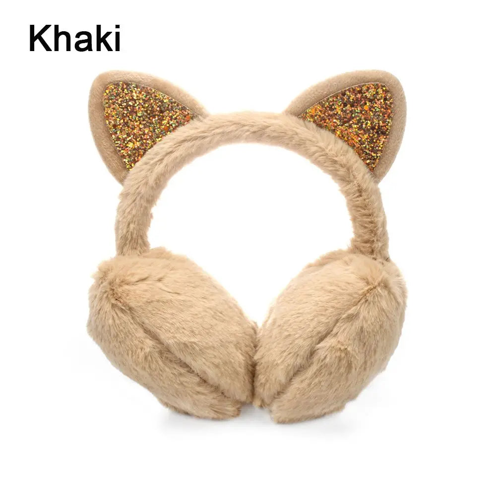 Cat-Themed Cozy Winter Earmuffs
