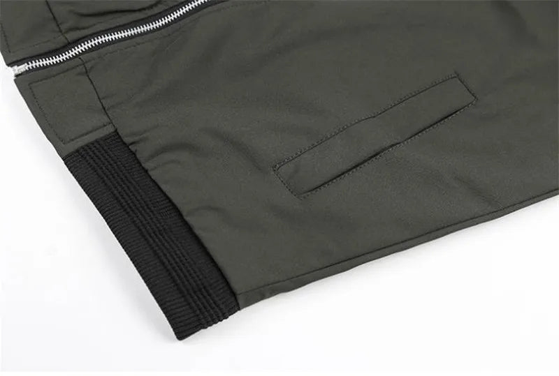 Men's Windproof Zippered Jacket