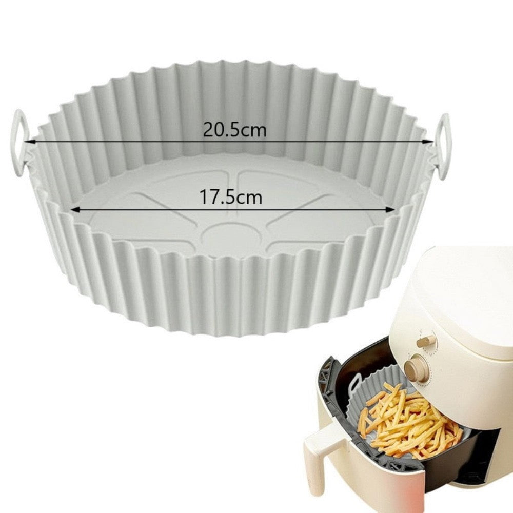 Silicone Basket for Air Frying in a Circular Form