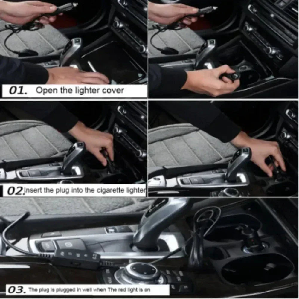 12V Rear Seat Winter Heat Mat for Cars