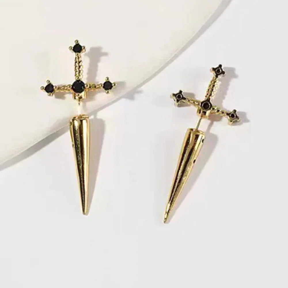 Fashion Earrings Inspired by Viking Swords