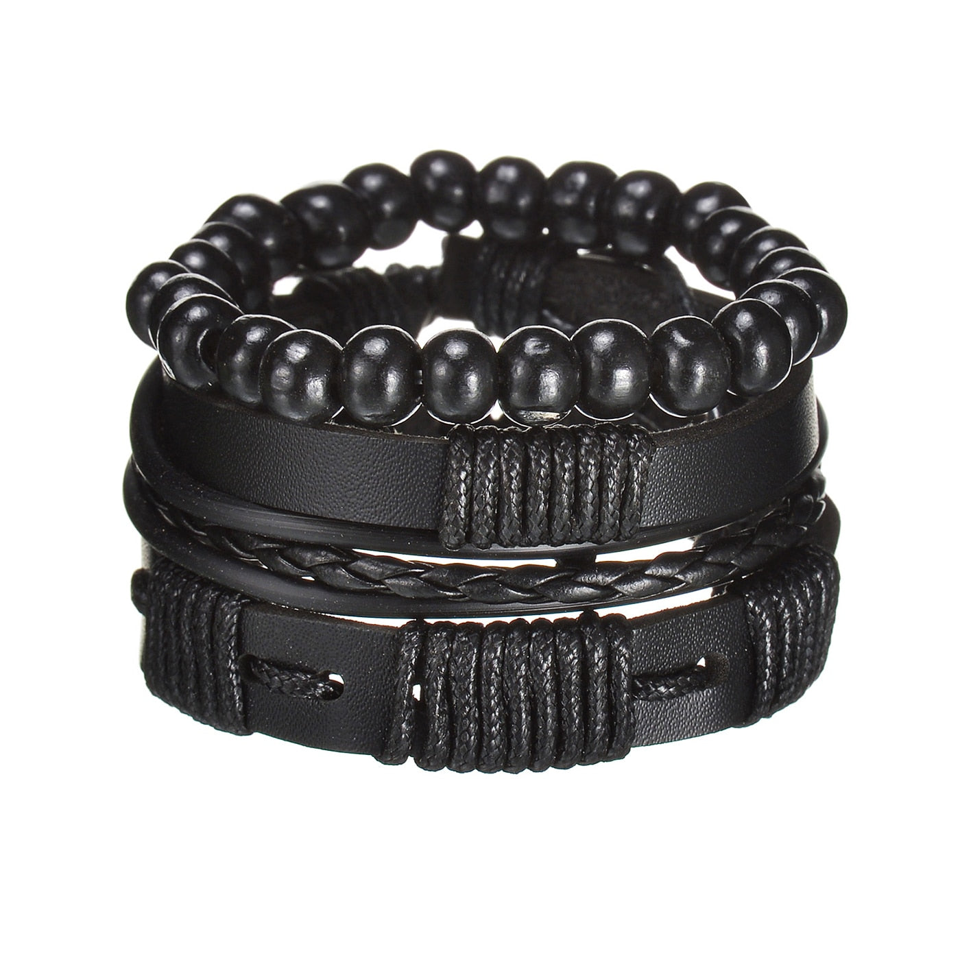 Contemporary Men's Layered Wristband