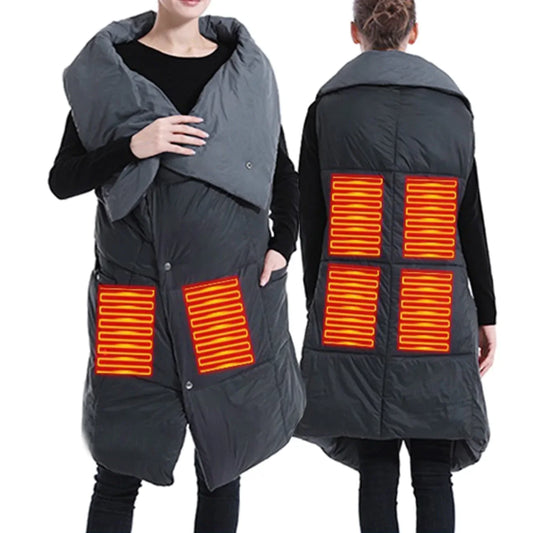 2-In-1 Wearable Heated Blanket Wrap